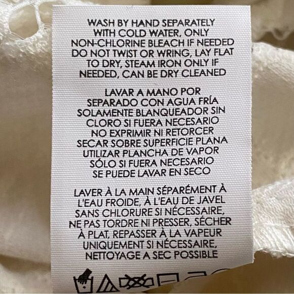 CAbi Portrait Jacket Ivory Lace Eyelet Medium 5162 Cottegecore Romantic Feminine - Picture 15 of 15